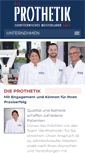 Mobile Screenshot of dieprothetik.de